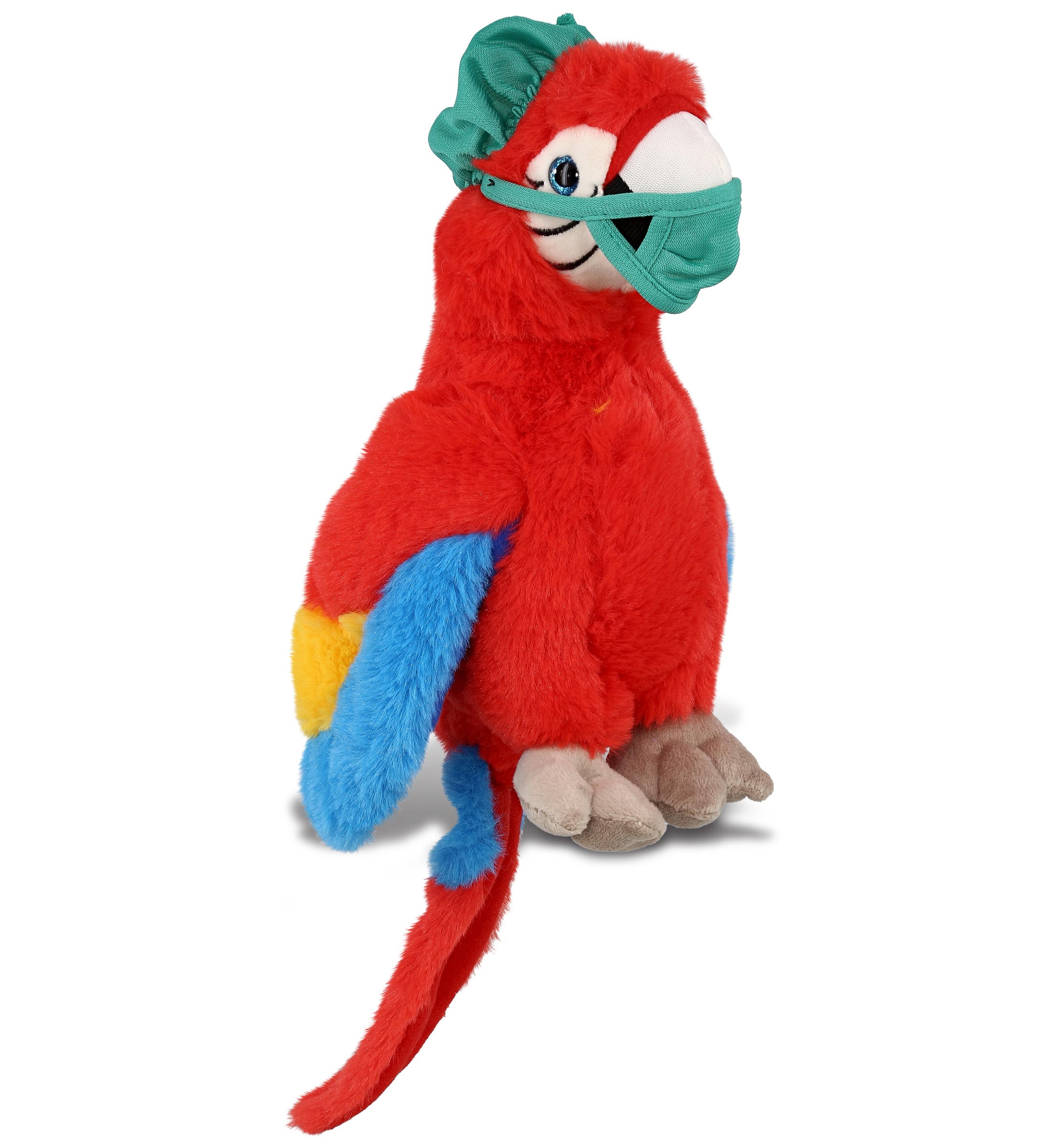 PLUSH DOCTOR - SUPER SOFT PLUSH - RED PARROT