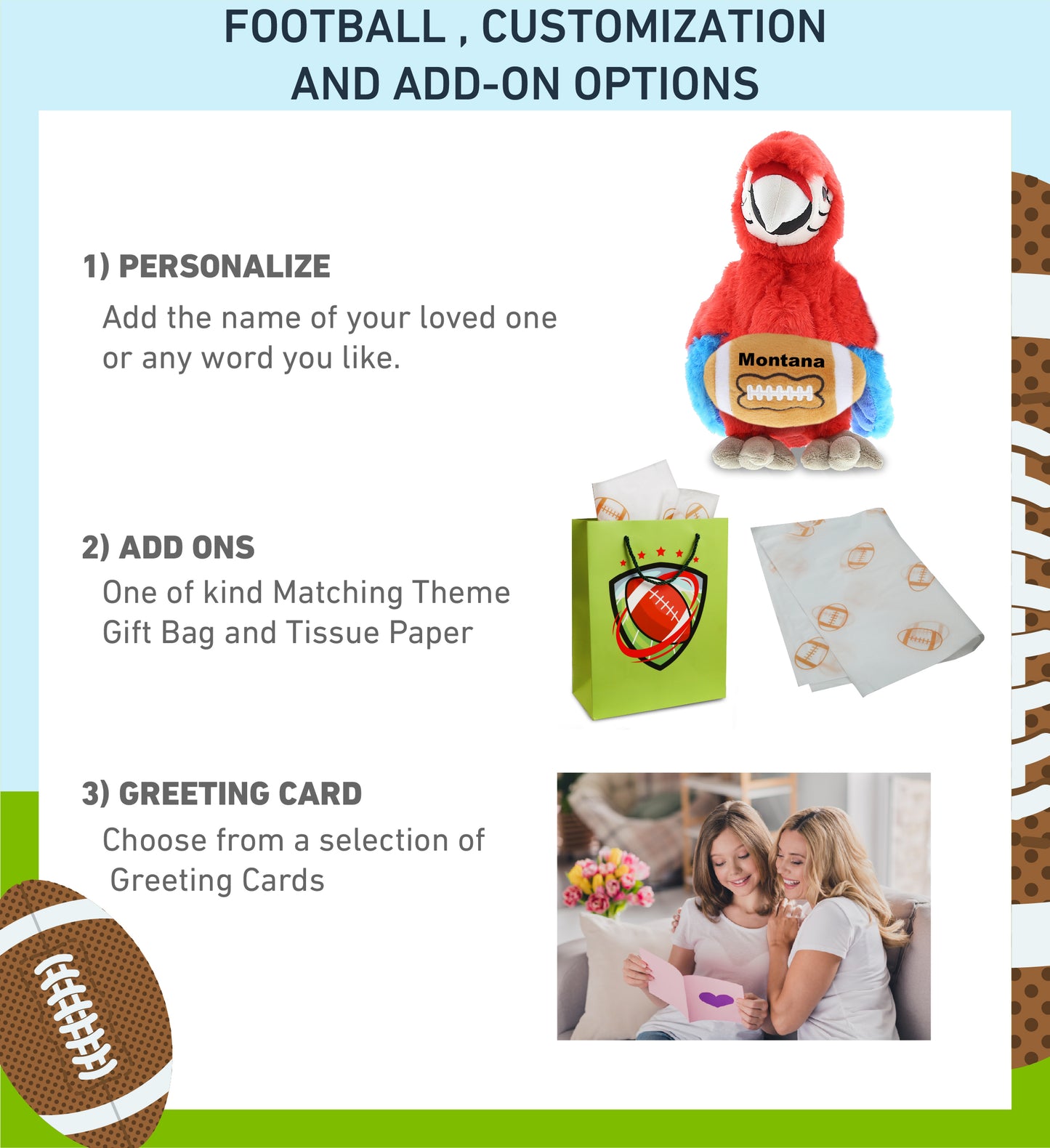 SUPER SOFT PLUSH - RED PARROT WITH FOOTBALL PLUSH