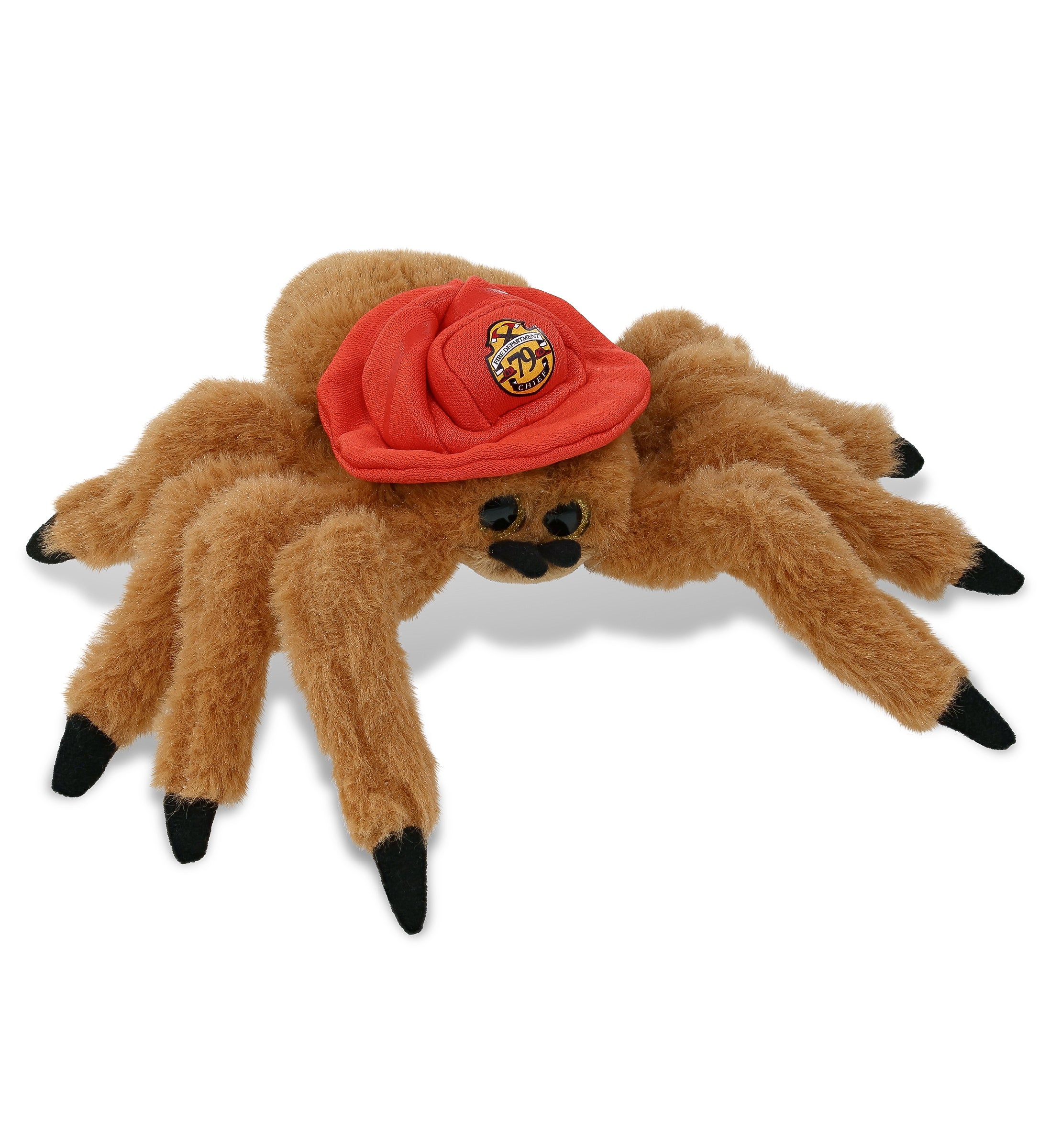 PLUSH FIREMAN - SUPER SOFT PLUSH - BROWN SPIDER