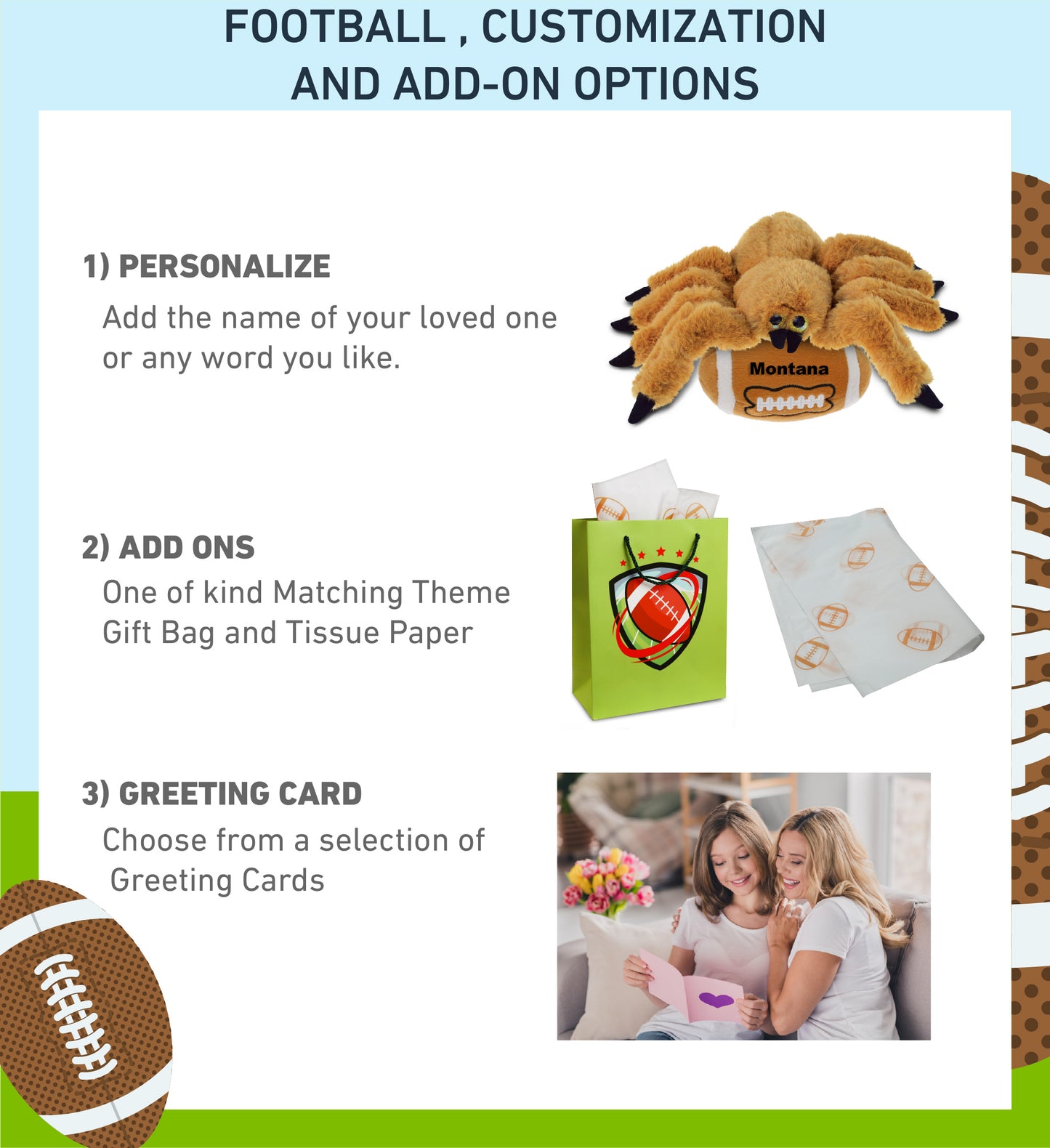 SUPER SOFT PLUSH - BROWN SPIDER WITH FOOTBALL PLUSH