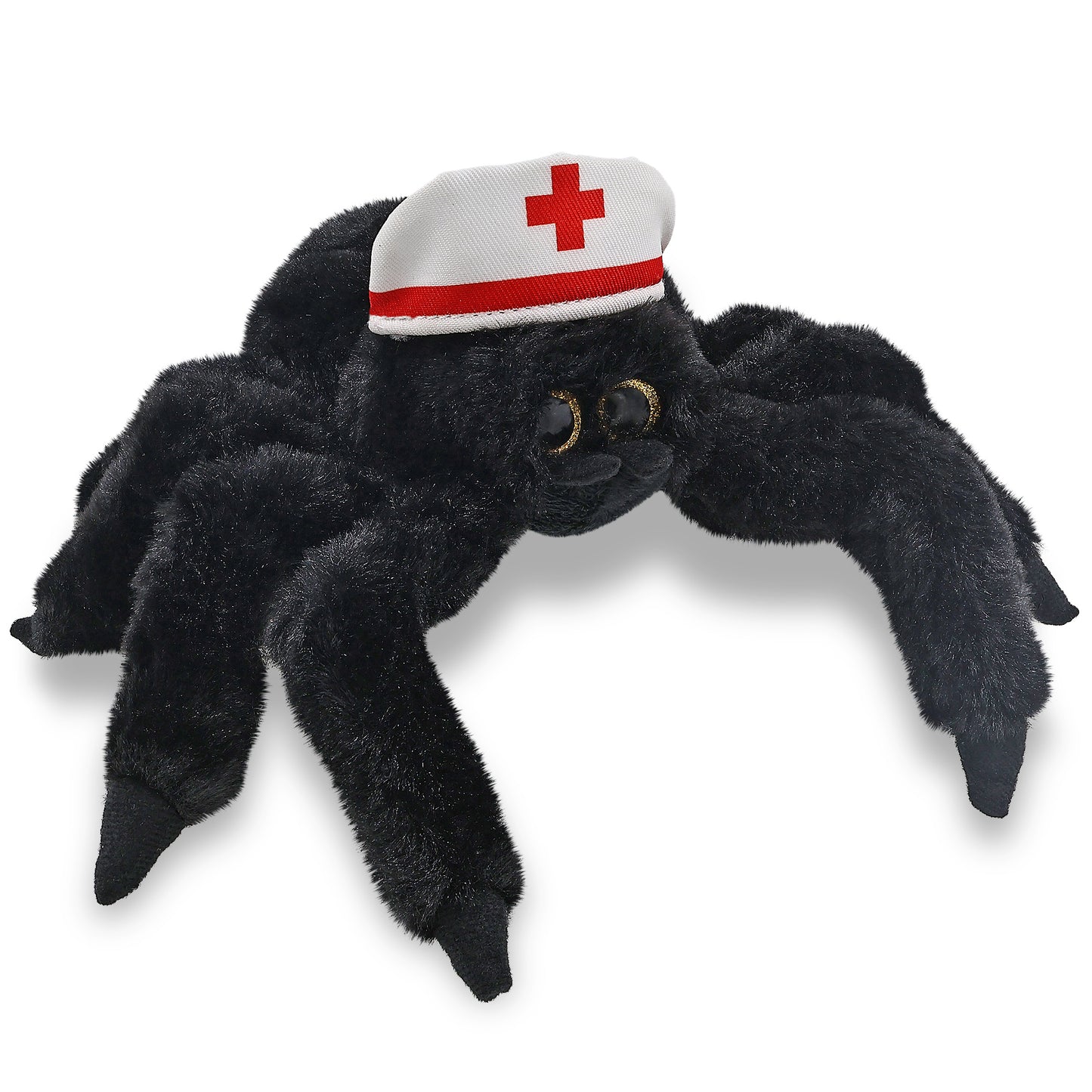SUPER SOFT PLUSH - BLACK SPIDER NURSE