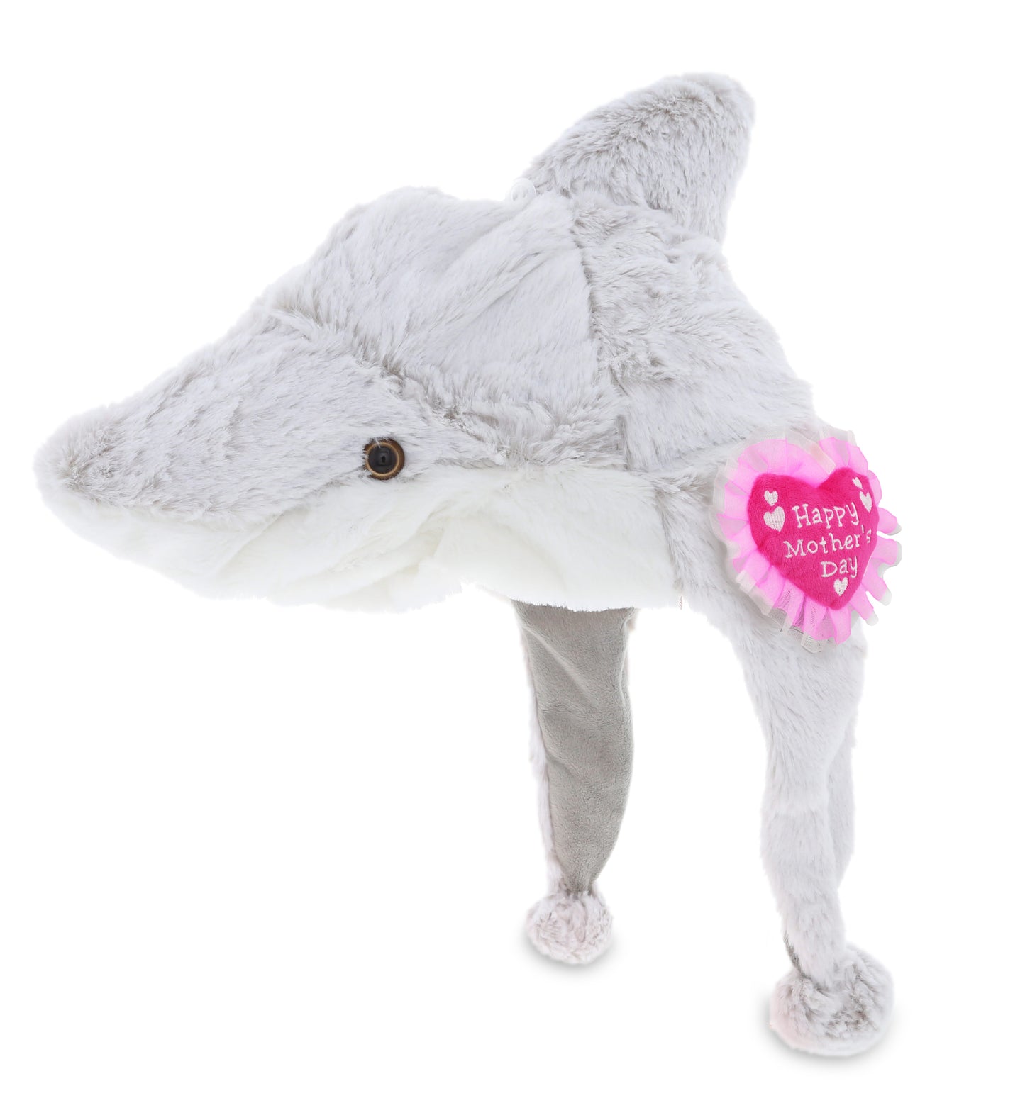PLUSH MOTHERS DAY HEART - SUPER SOFT PLUSH HAT - SHARK