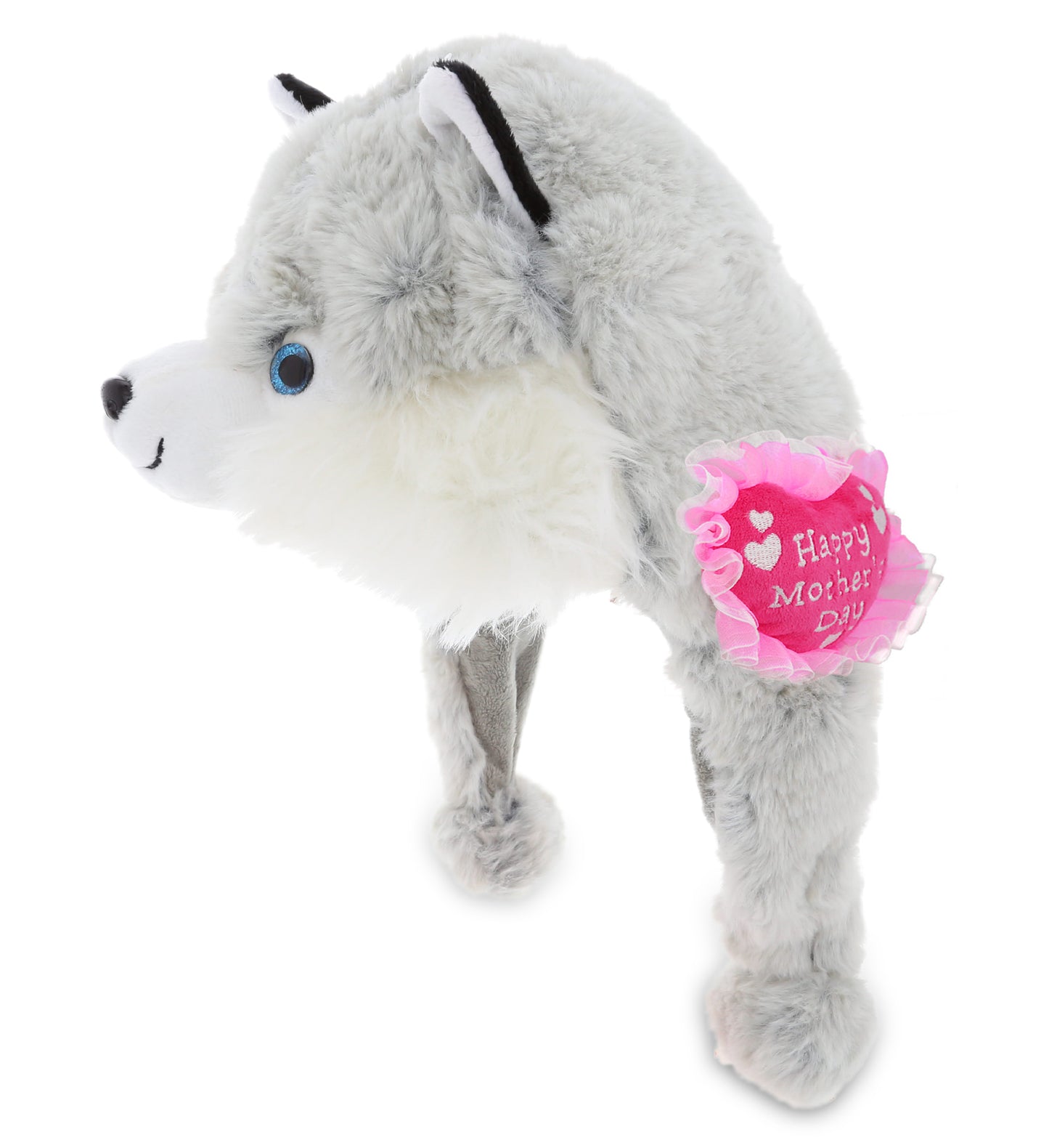 PLUSH MOTHERS DAY HEART - SUPER SOFT PLUSH HAT - HUSKY