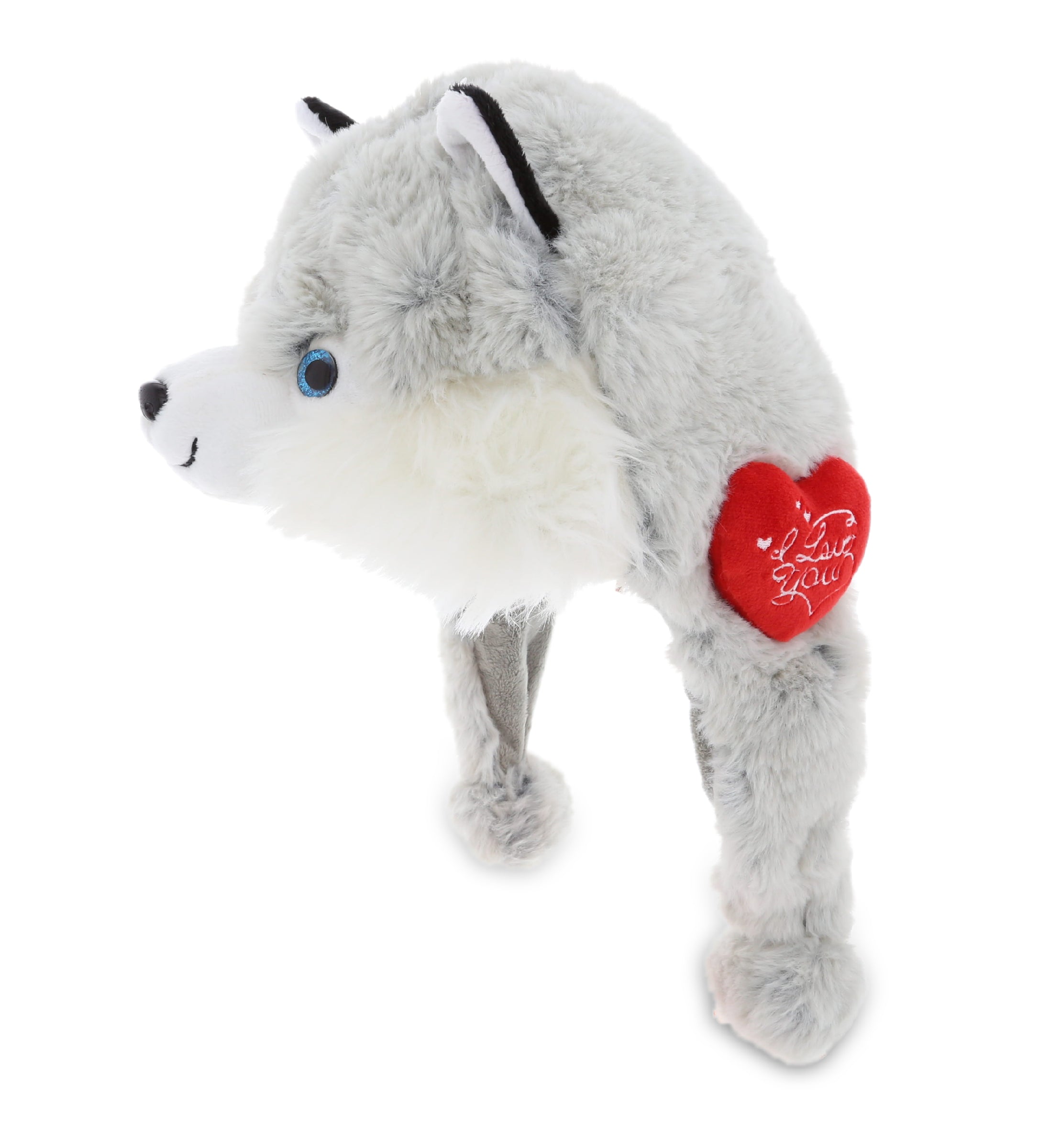 PLUSH I LOVE YOU RED HEART - SUPER SOFT PLUSH HAT - HUSKY
