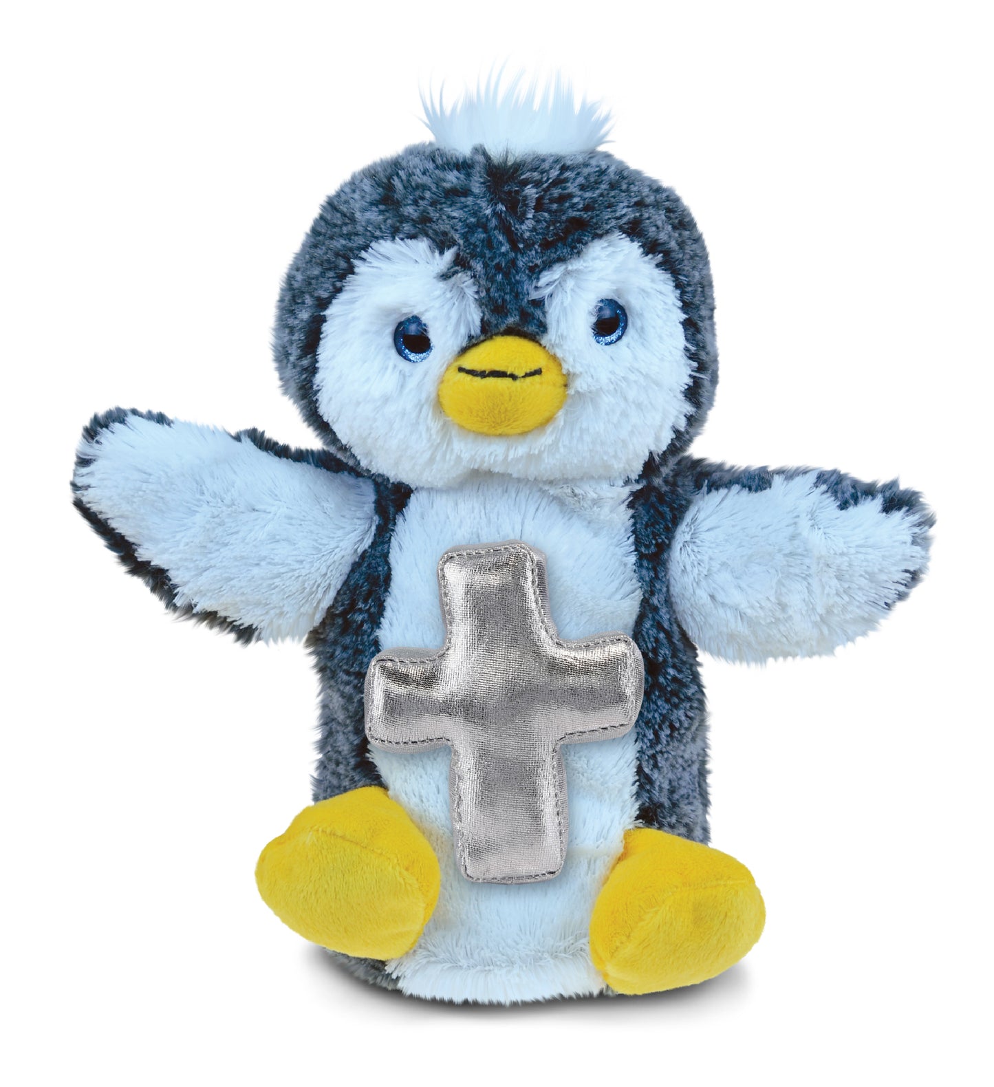PLUSH CROSS - SUPER SOFT PLUSH HAND PUPPET - PENGUIN