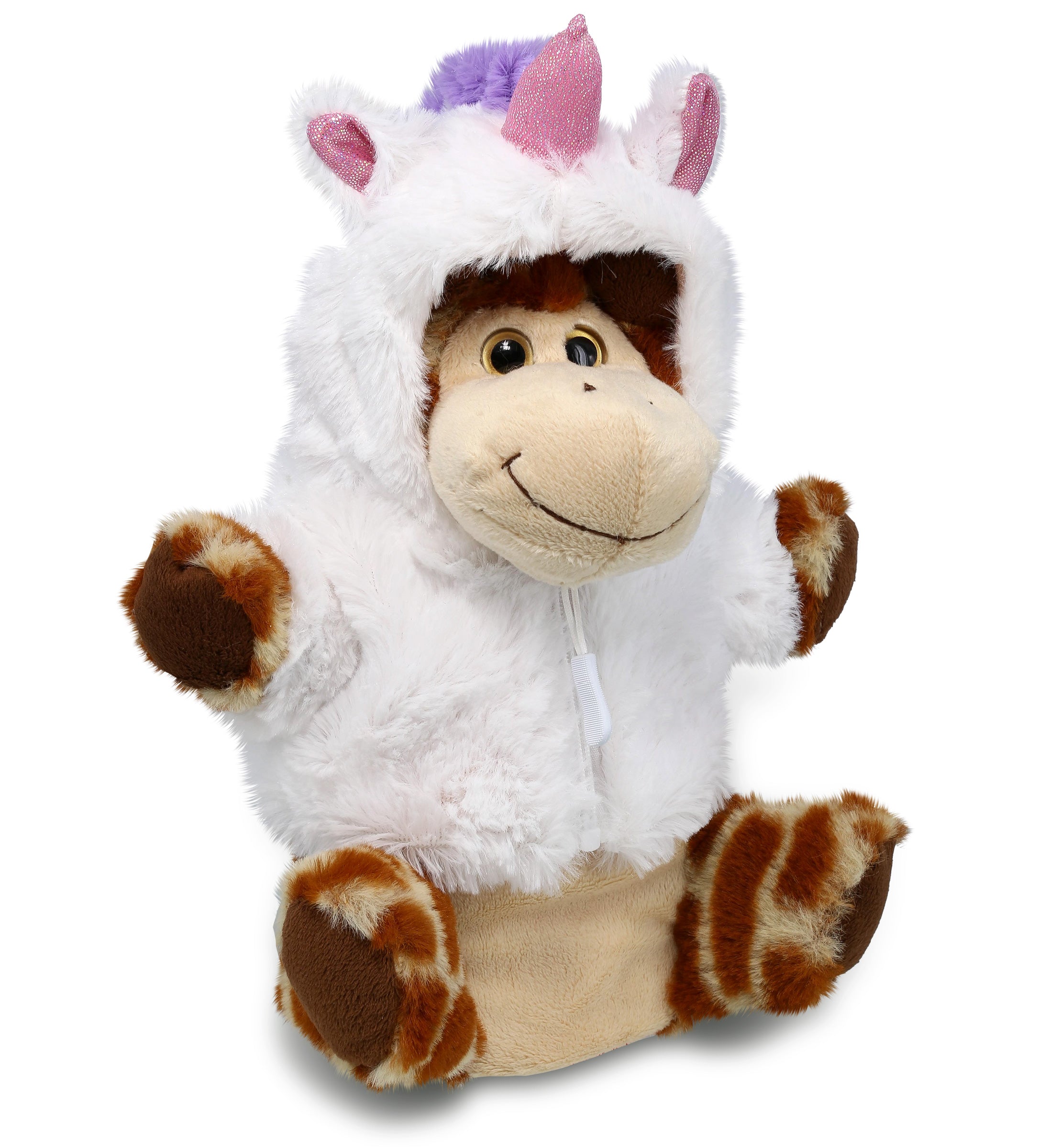 PLUSH UNICORN - SUPER SOFT PLUSH HAND PUPPET - GIRAFFE