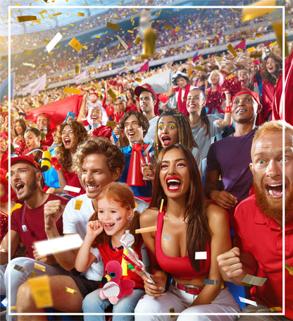 BIG EYE PLUSH - FLAMINGO WITH BASEBALL PLUSH