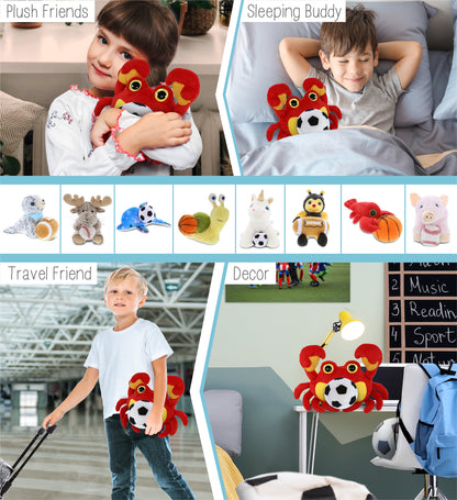 BIG EYE PLUSH - CARB WITH SOCCER PLUSH