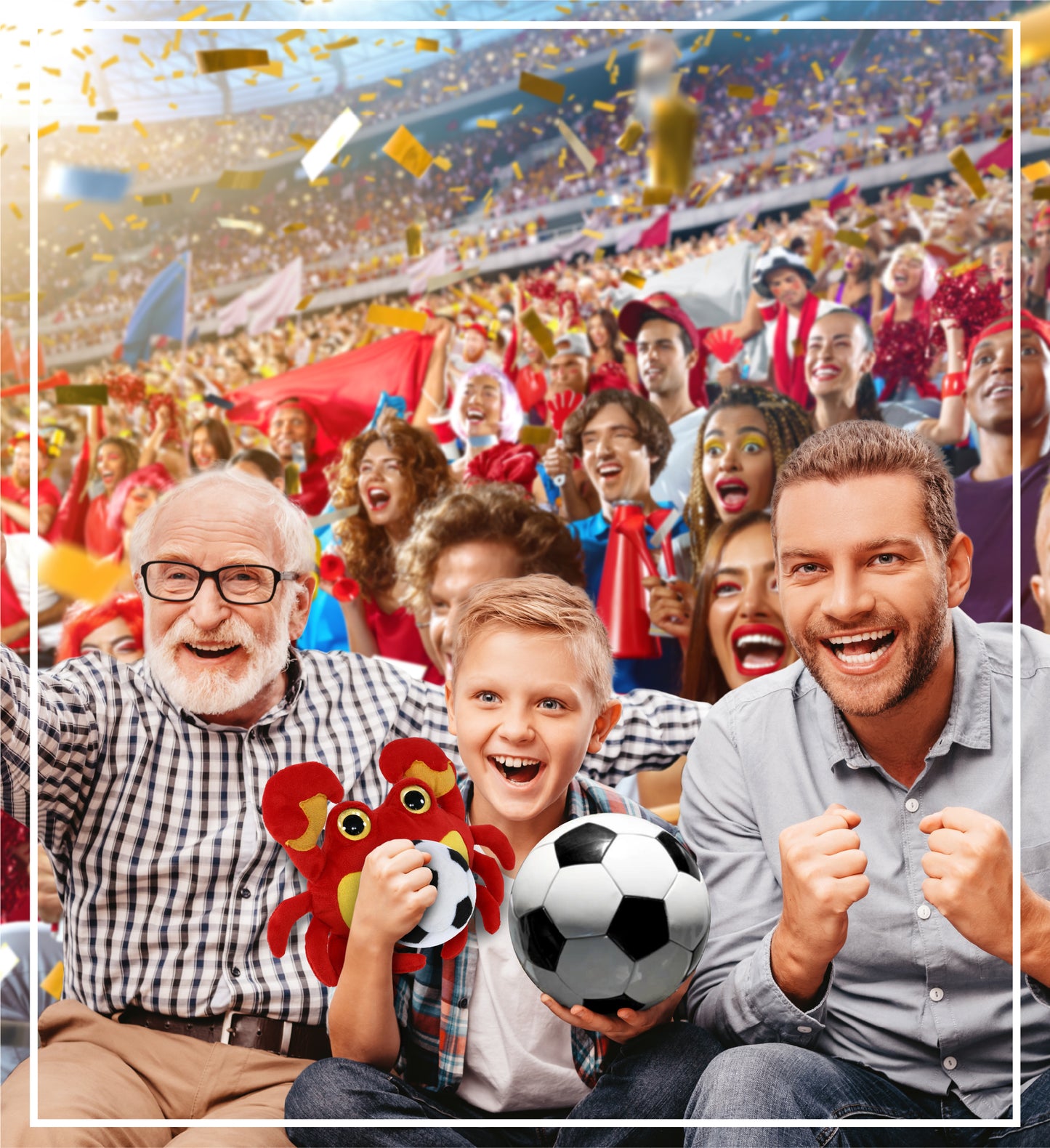 BIG EYE PLUSH - CARB WITH SOCCER PLUSH