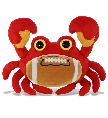 BIG EYE PLUSH - CRAB WITH FOOTBALL PLUSH
