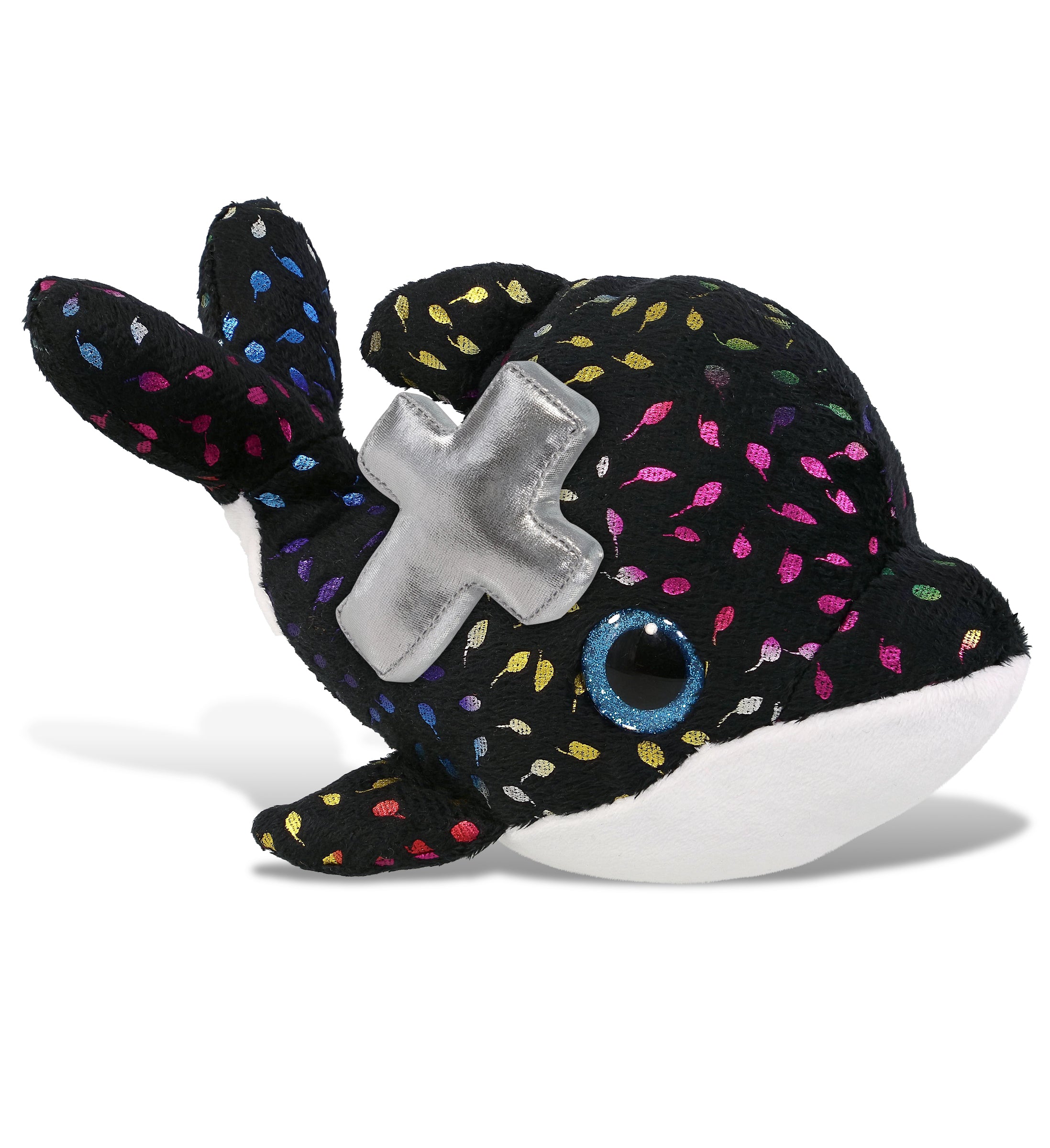 PLUSH CROSS - BIG EYE PLUSH - ORCA WHALE