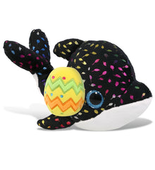 DolliBu Cute Big Eye Orca Whale with Yellow Easter Egg Plush - 8.5 Inches