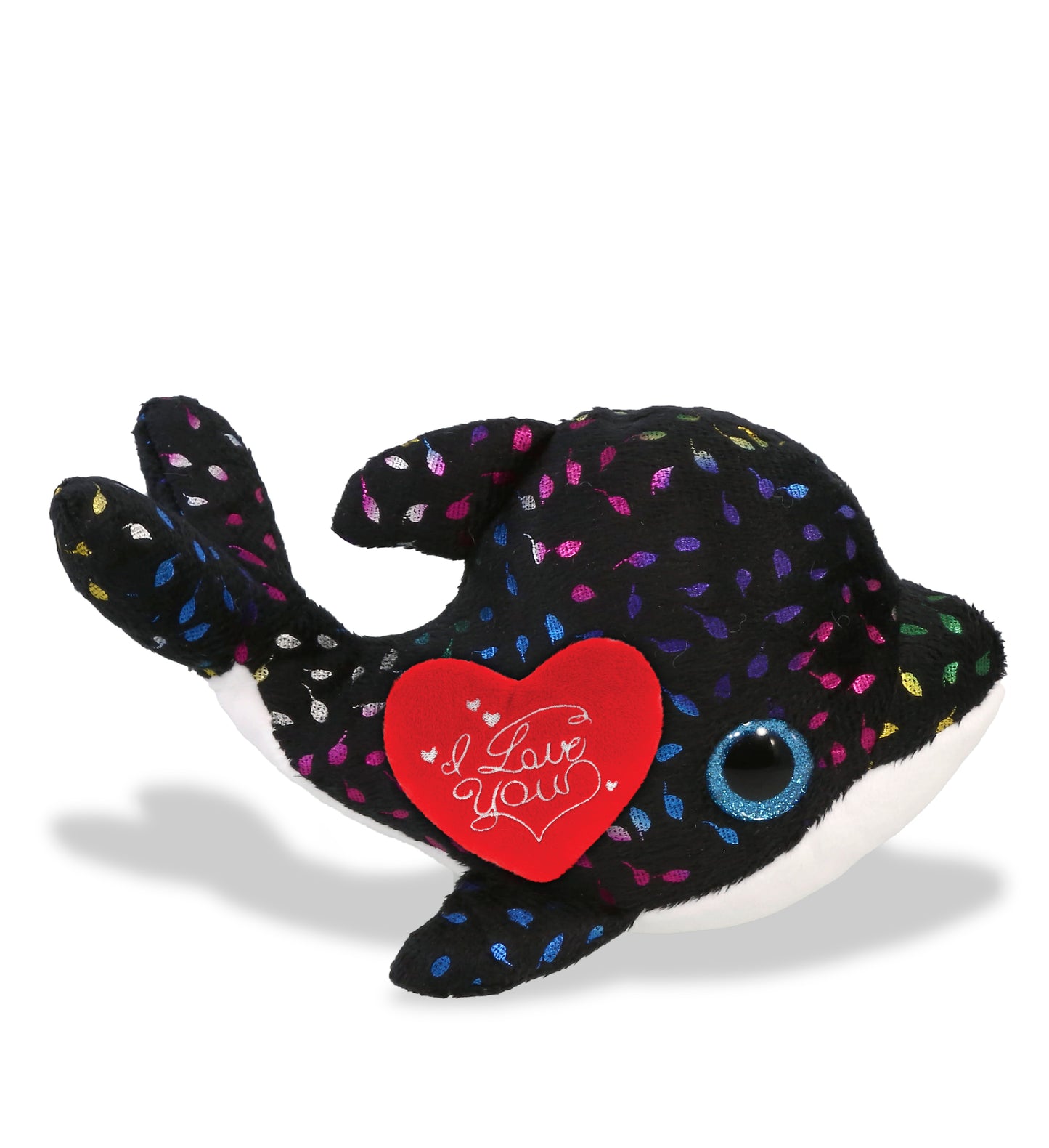 PLUSH I LOVE YOU RED HEART - BIG EYE PLUSH - ORCA WHALE