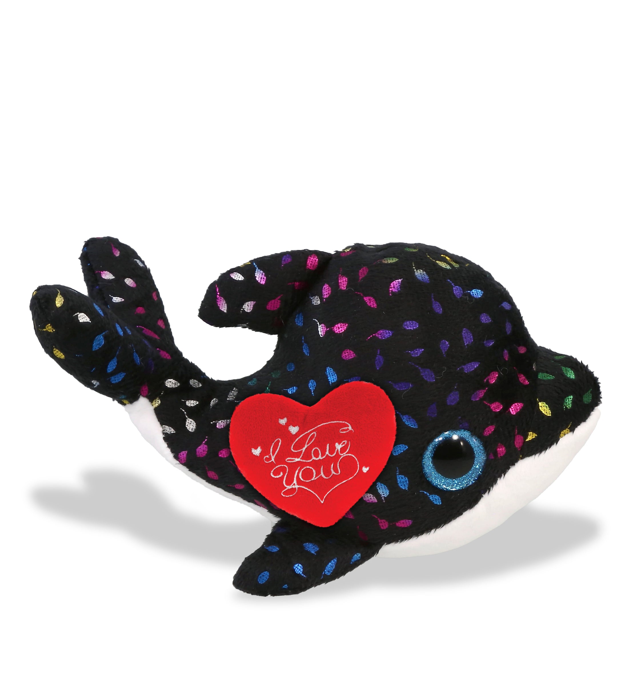 PLUSH I LOVE YOU RED HEART - BIG EYE PLUSH - ORCA WHALE