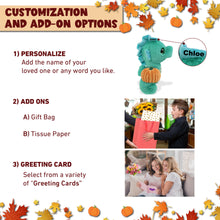 BIG EYE PLUSH - SEAHORSE WITH PUMPKIN PLUSH