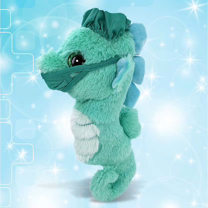 BIG EYE PLUSH - SEAHORSE WITH DOCTOR DRESS UP