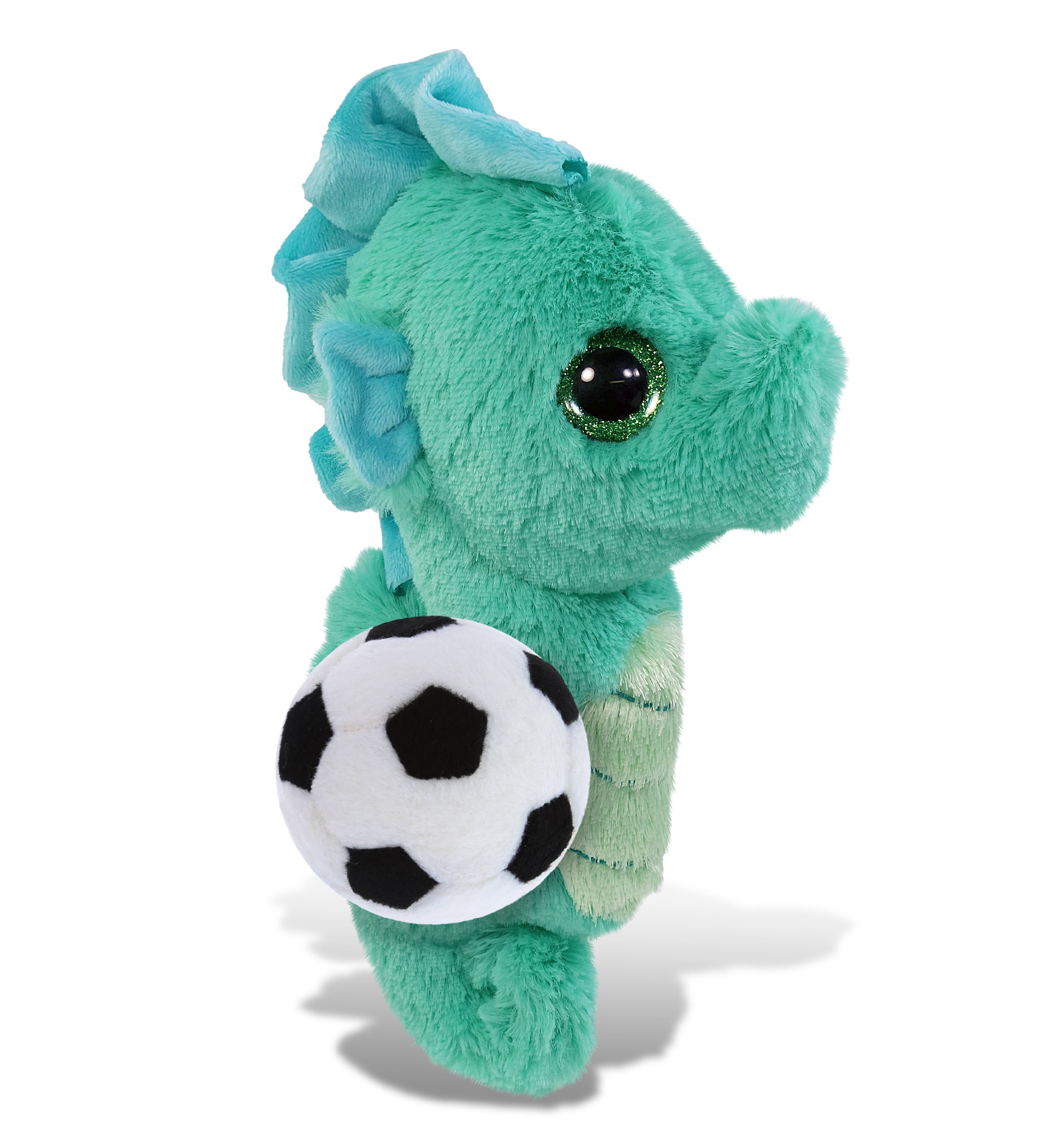 BIG EYE PLUSH - SEAHORSE WITH SOCCER PLUSH