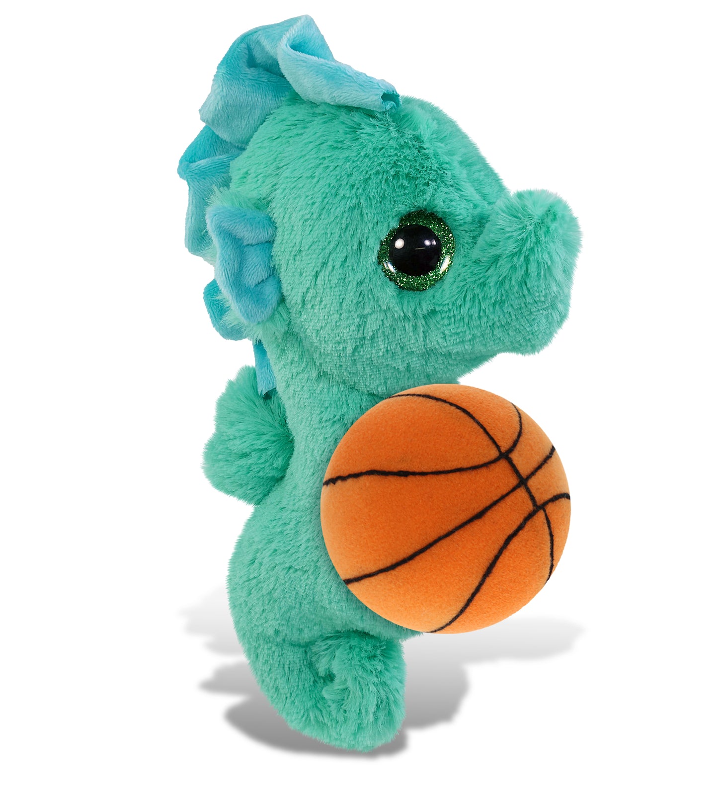 BIG EYE PLUSH - SEAHORSE WITH BASKETBALL PLUSH
