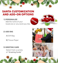 BIG EYE PLUSH - SEA TURTLE WITH SANTA DRESS UP