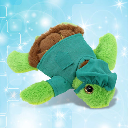 BIG EYE PLUSH - SEA TURTLE WITH DOCTOR DRESS UP