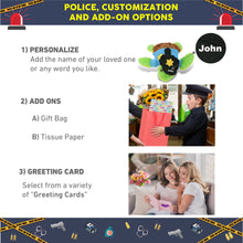 BIG EYE PLUSH - SEA TURTLE WITH POLICE DRESS UP