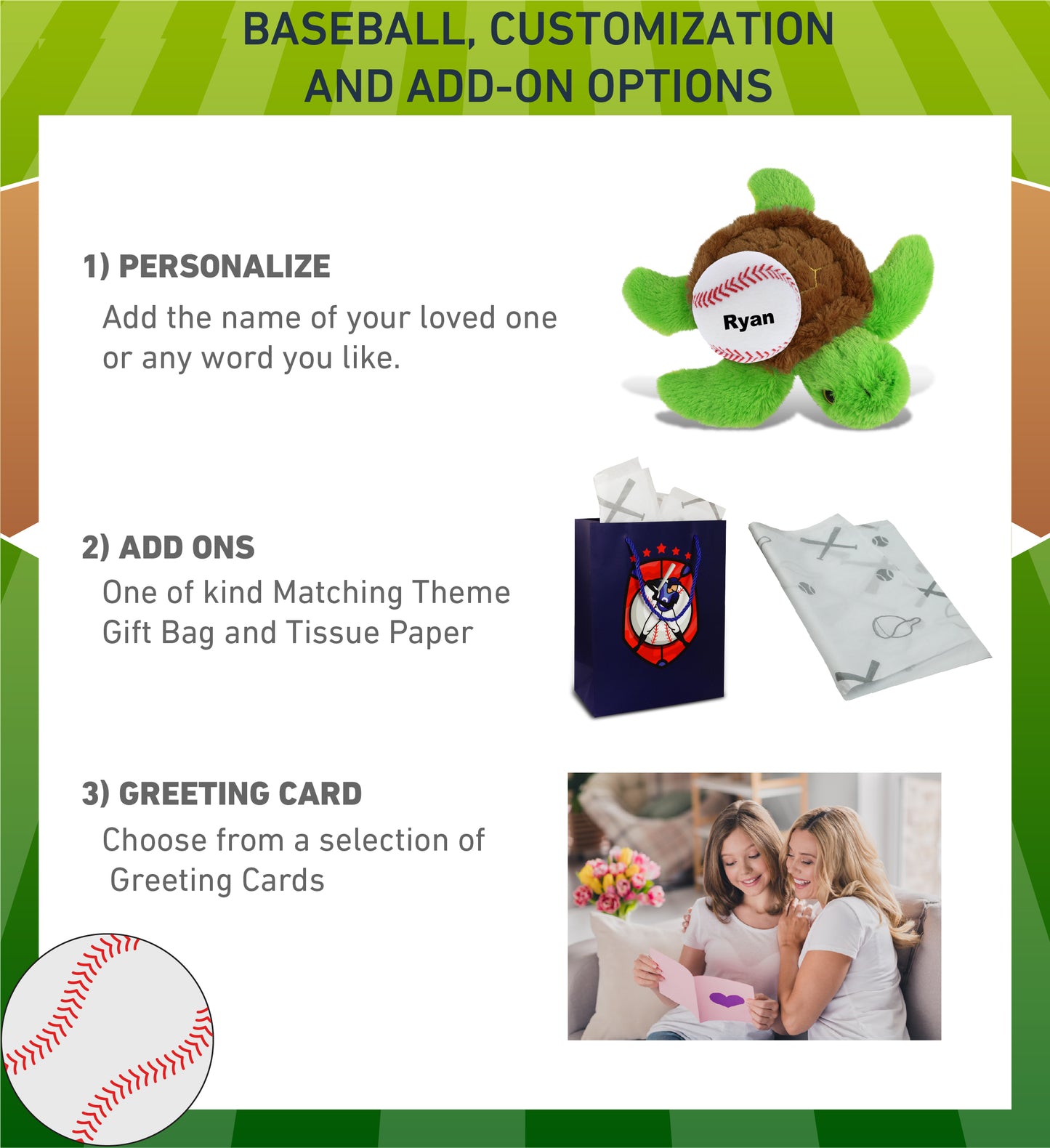 BIG EYE PLUSH - SEA TURTLE WITH BASEBALL PLUSH