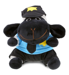 PLUSH POLICE - 6" PLUSH - BLACK NOSE SHEEP