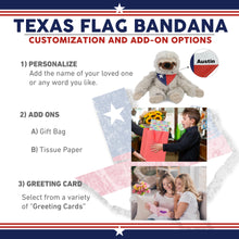 SUPER SOFT PLUSH - SLOTH WITH TEXAS FLAG BANDANA