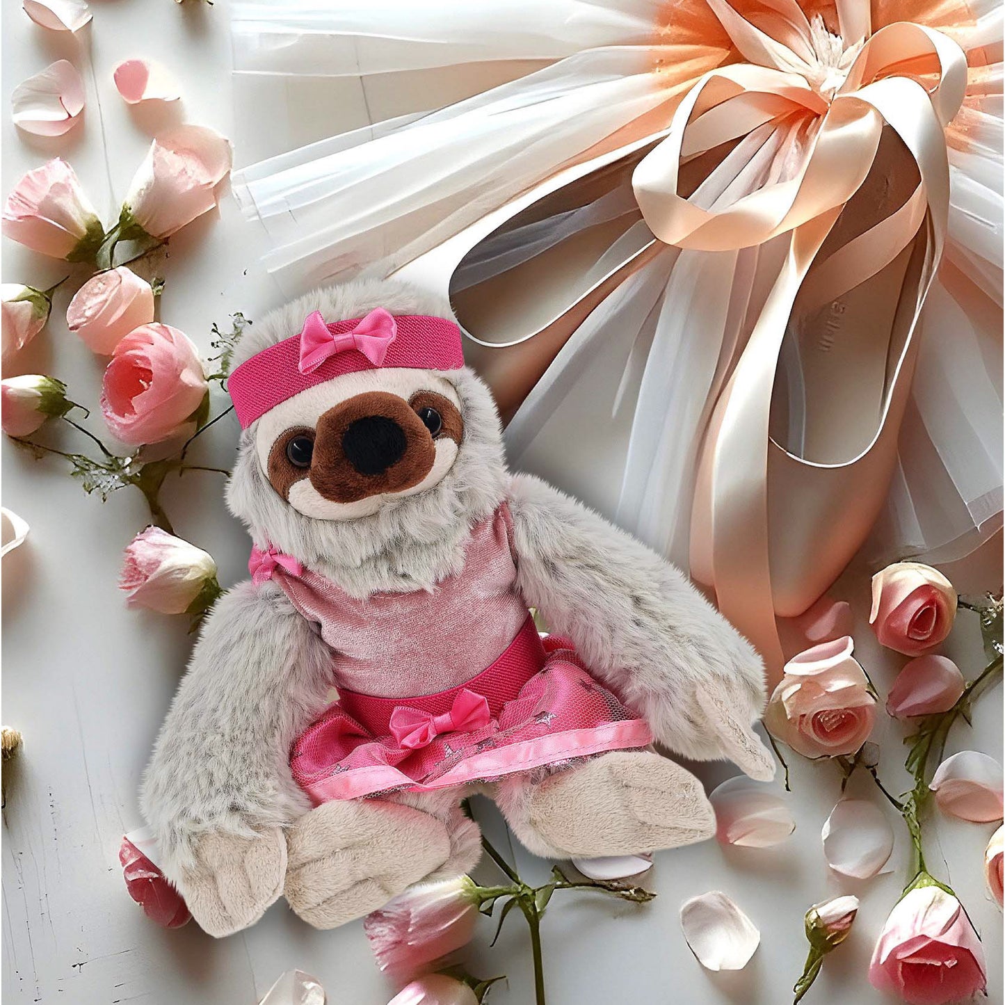 SUPER SOFT PLUSH - SLOTH BALLERINA