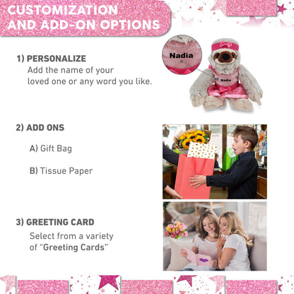 SUPER SOFT PLUSH - SLOTH BALLERINA