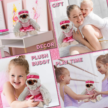 SUPER SOFT PLUSH - SLOTH BALLERINA