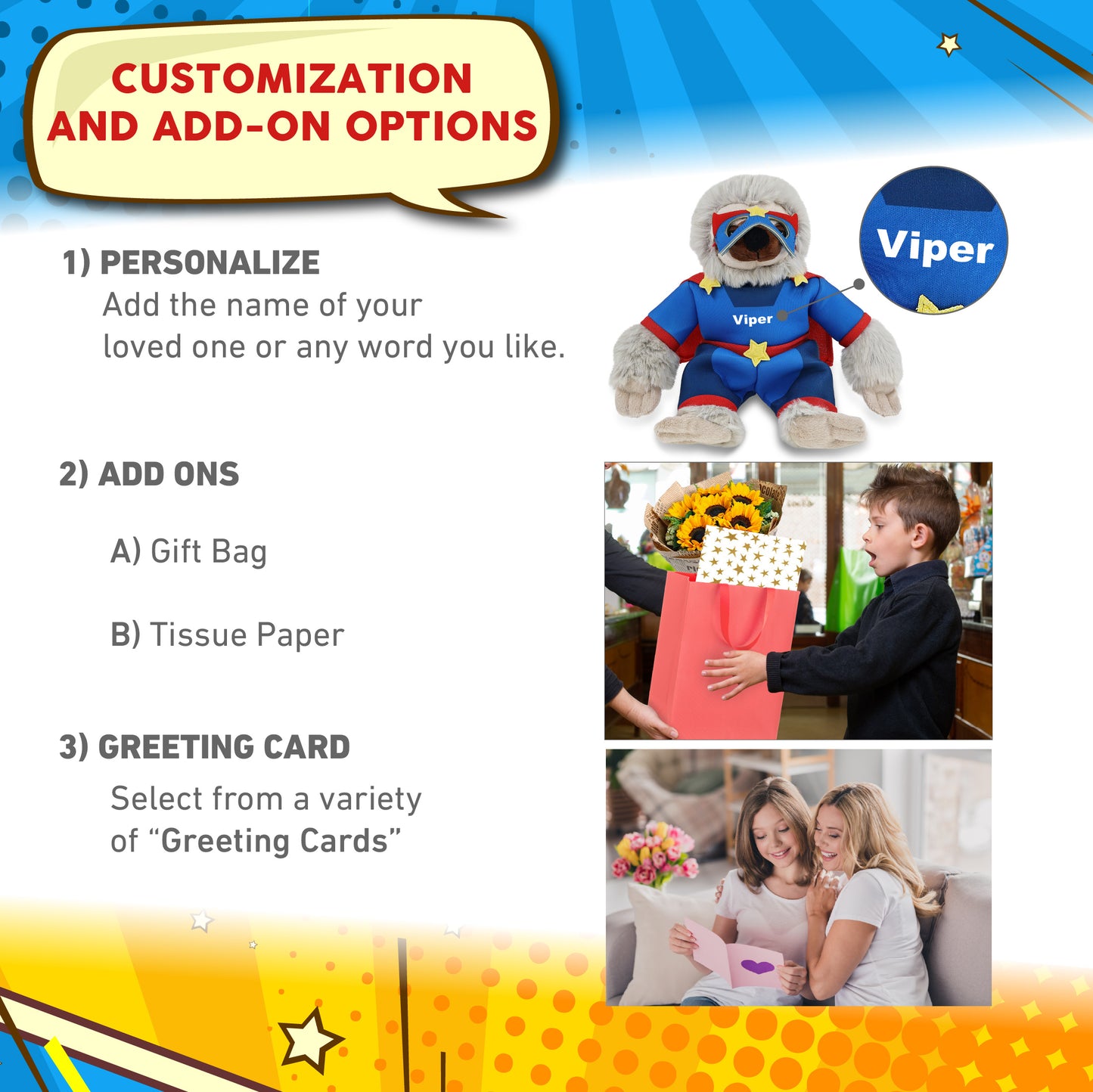 SUPER SOFT PLUSH - SLOTH SUPER HERO