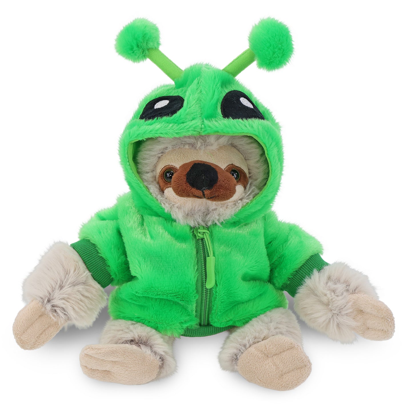 SUPER SOFT PLUSH - SLOTH WITH ALIEN SWEATER