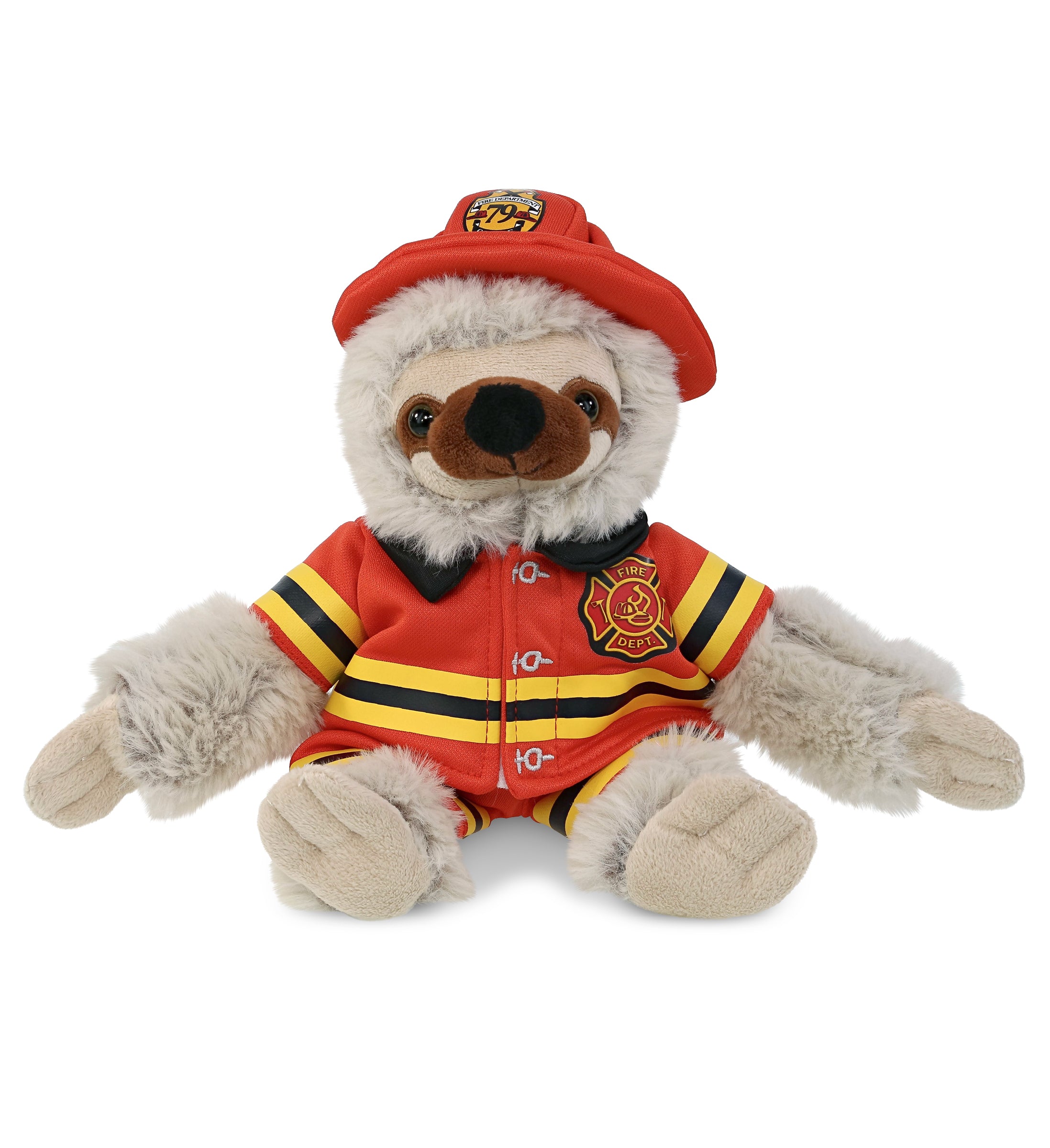 PLUSH FIREMAN - SUPER SOFT PLUSH - SLOTH