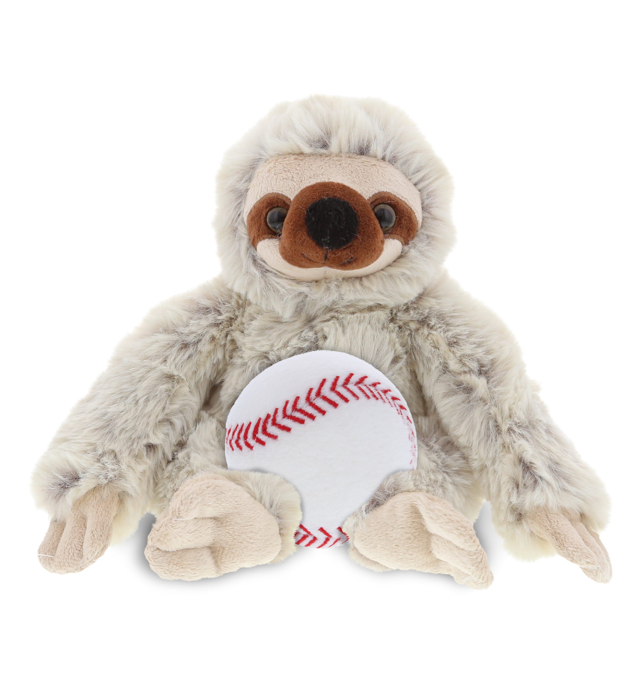 SUPER SOFT PLUSH - SLOTH WITH BASEBALL PLUSH