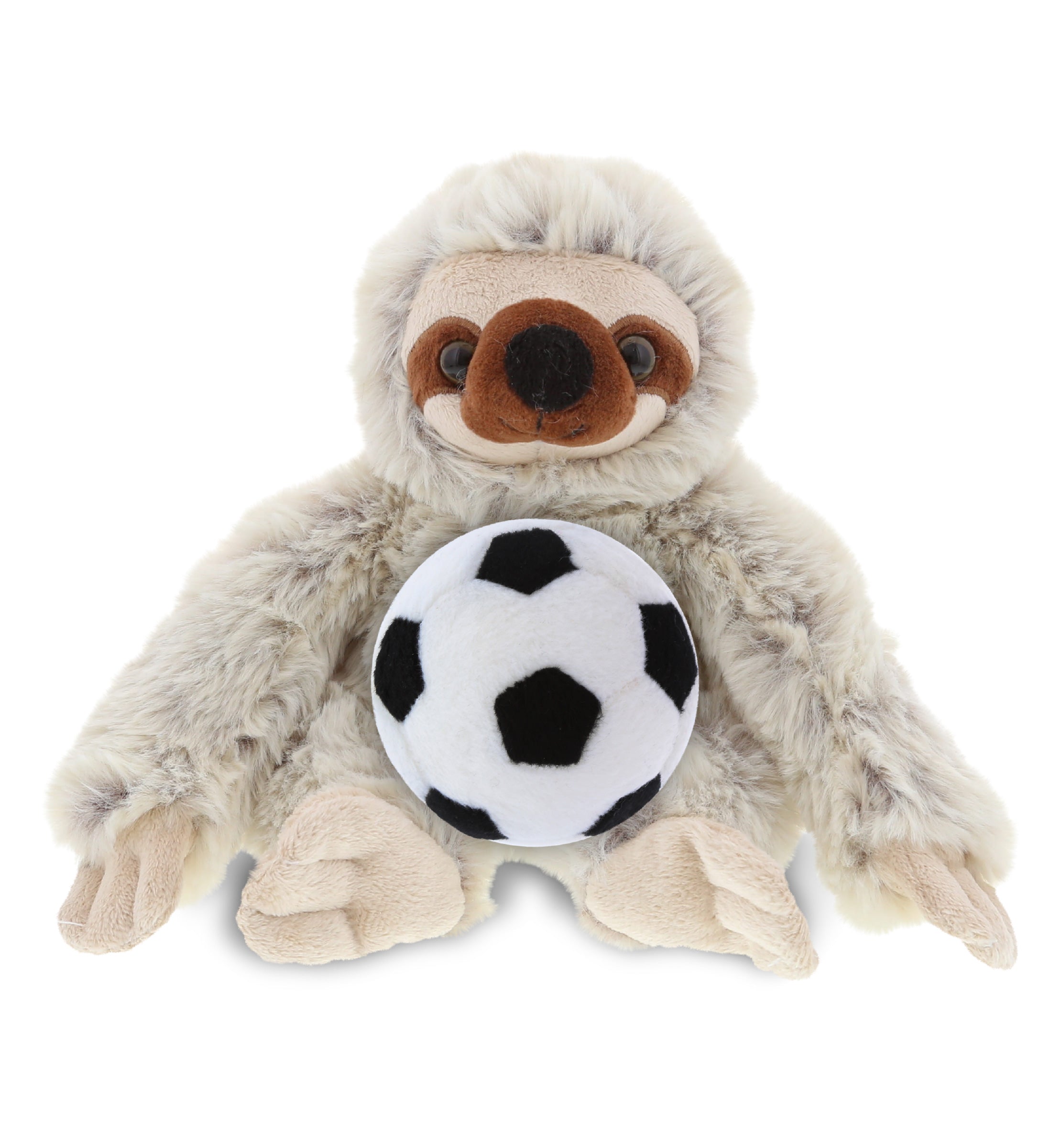 SUPER SOFT PLUSH - SLOTH WITH SOCCER PLUSH