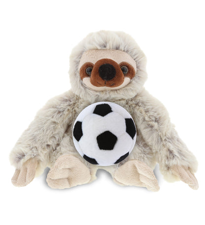 SUPER SOFT PLUSH - SLOTH WITH SOCCER PLUSH