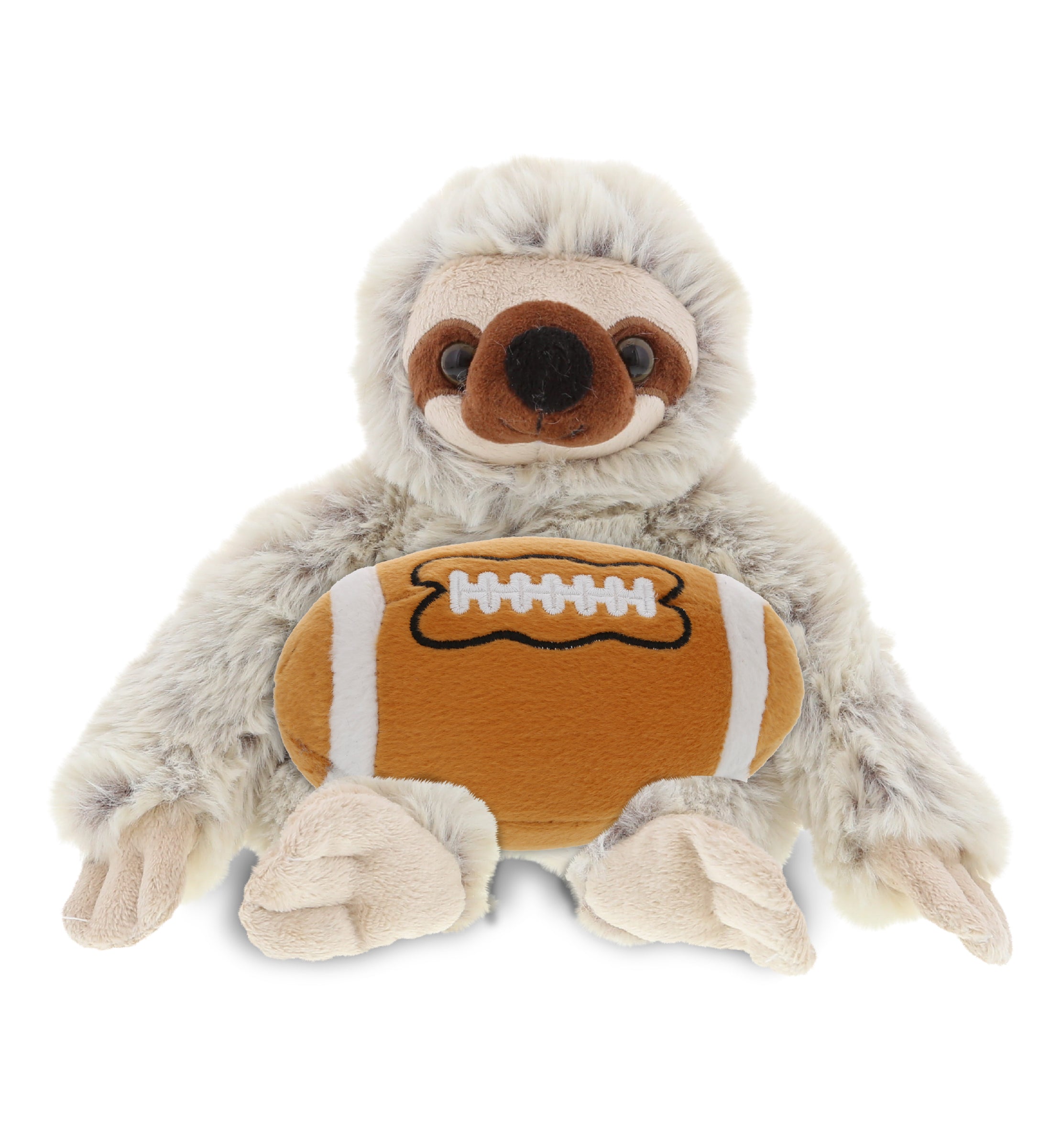SUPER SOFT PLUSH - SLOTH WITH FOOTBALL PLUSH