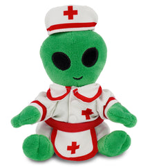 6" PLUSH - ALIEN NURSE DRESS UP