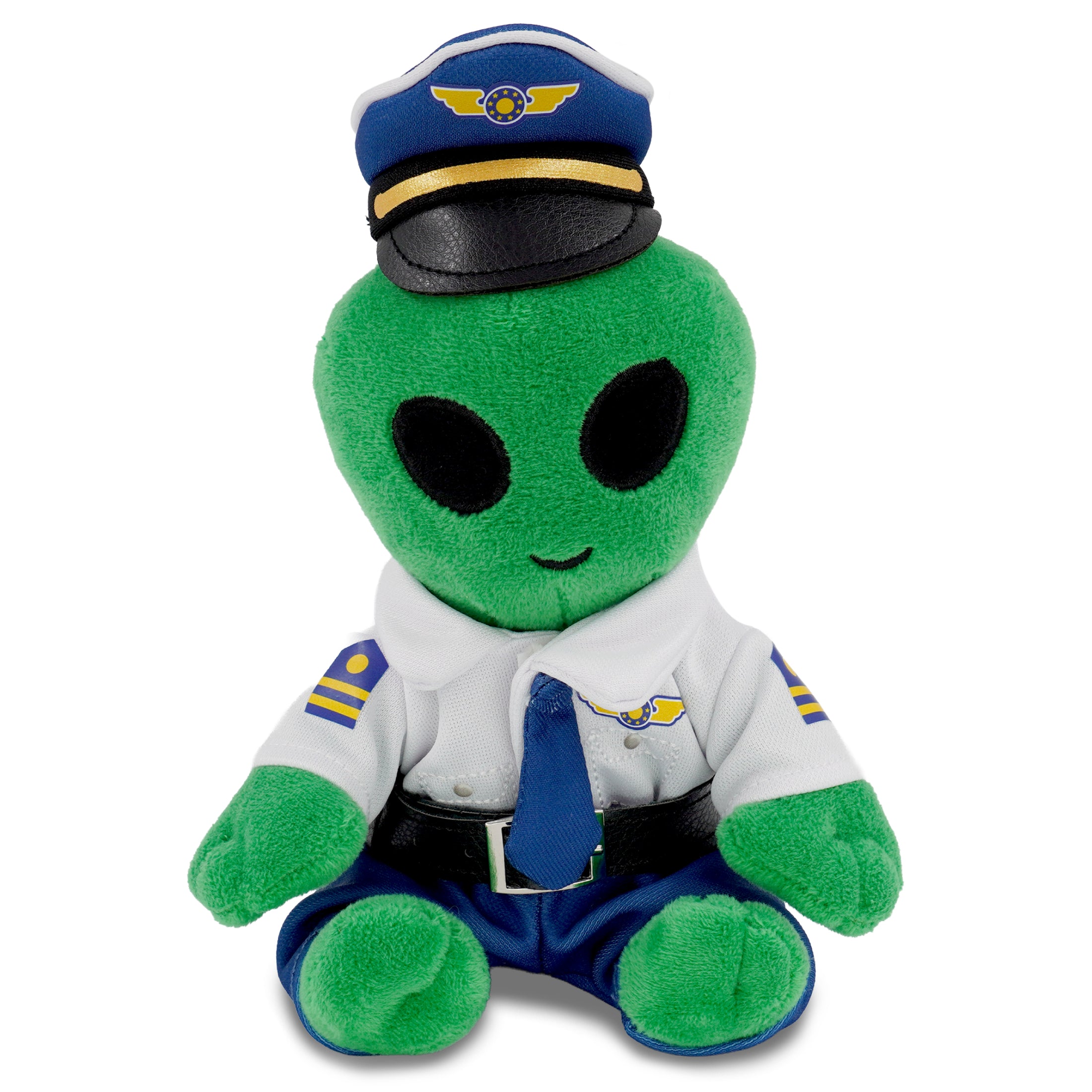 6" PLUSH - ALIEN WITH PILOT DRESS UP