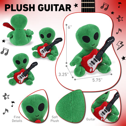 6" PLUSH - ALIEN WITH GUITAR ADD ON