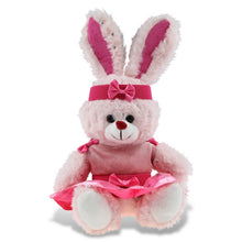 SPARKLING PLUSH - ROSE GOLD BUNNY WITH BALLERINA DRESS UP