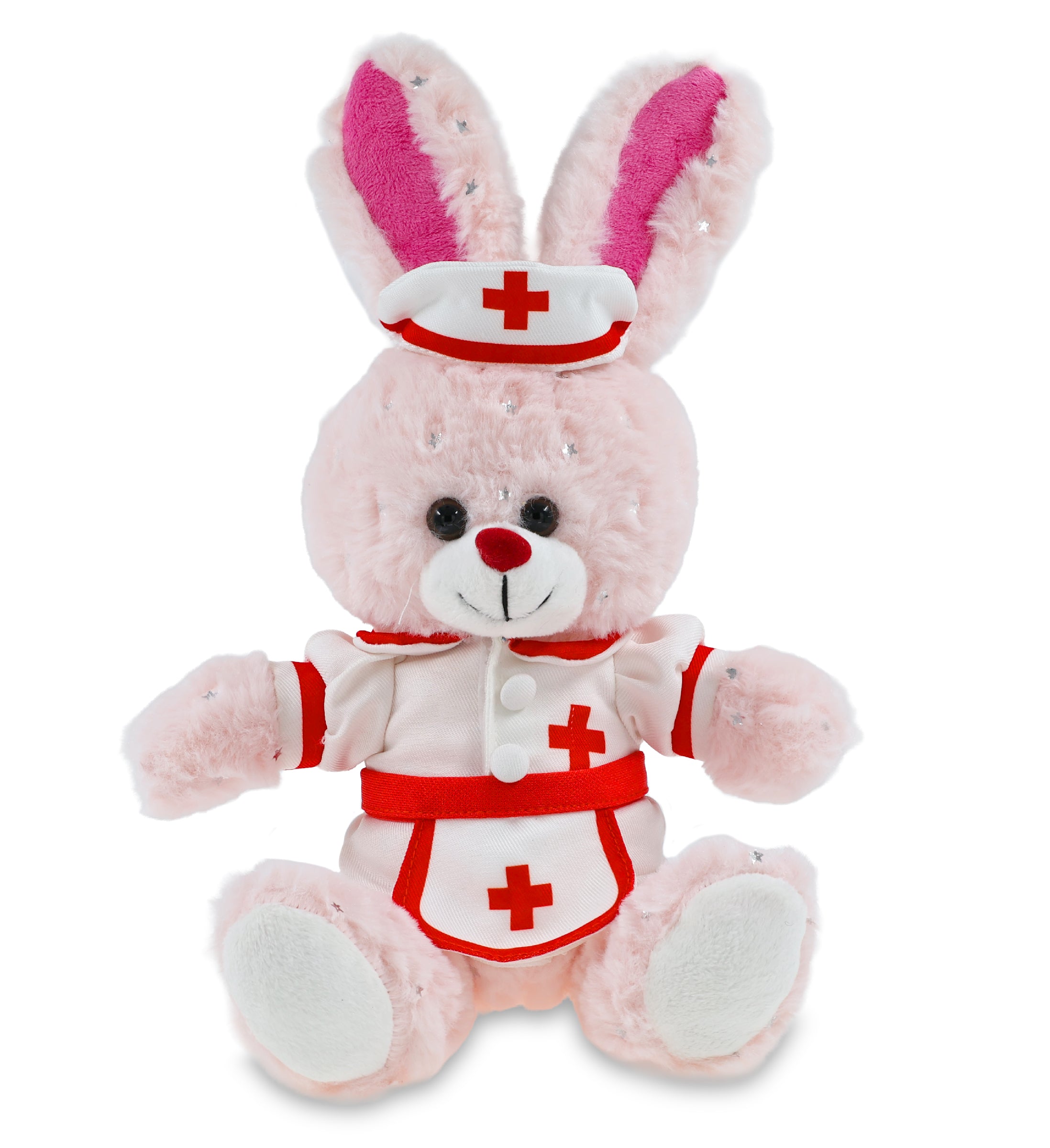 SPARKLING PLUSH - ROSE GOLD BUNNY NURSE