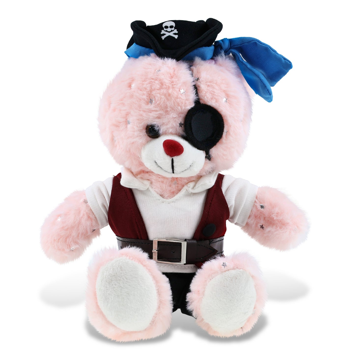 SPARKLING PLUSH - ROSE GOLD BUNNY PIRATE DRESS UP