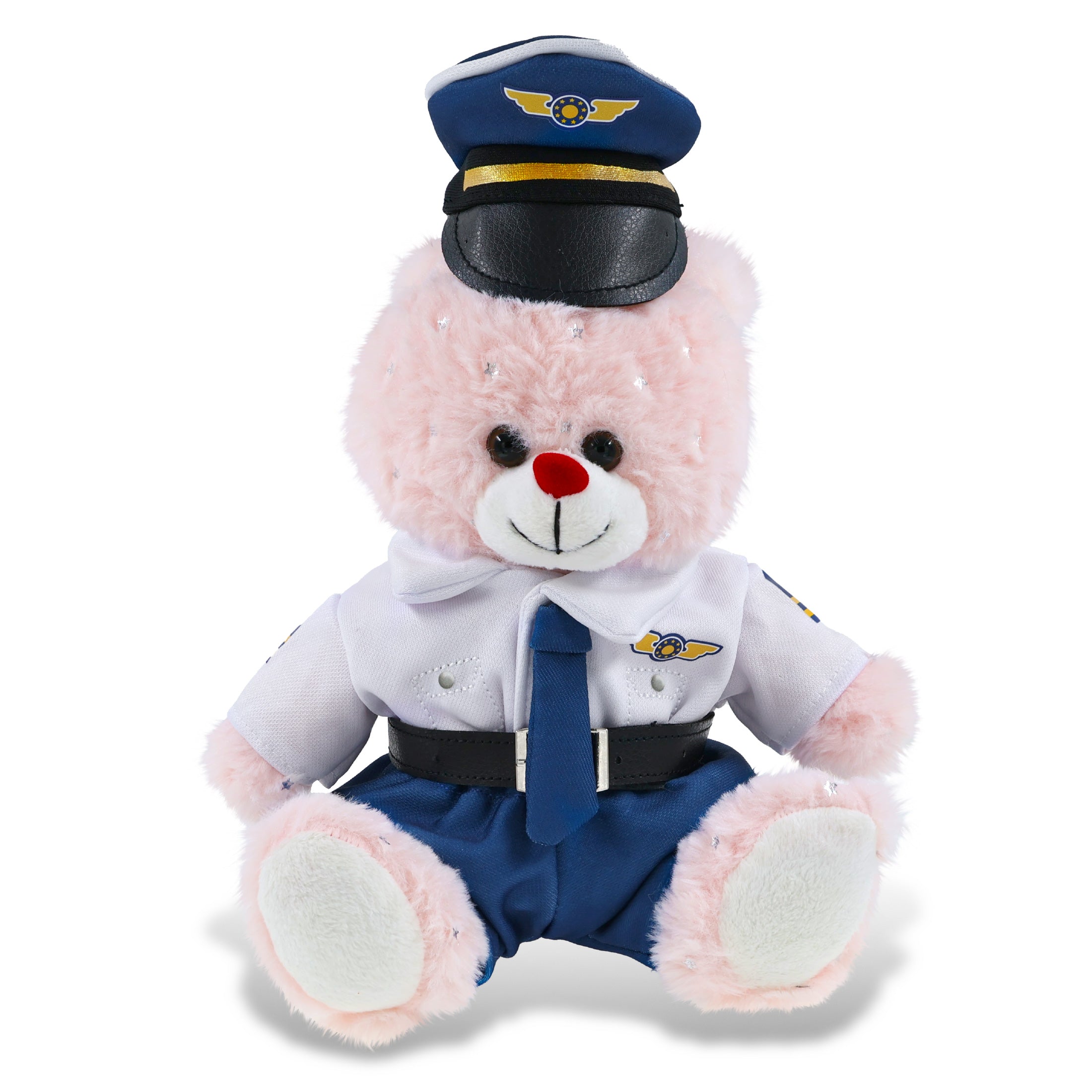 SPARKLING PLUSH - ROSE GOLD BUNNY PILOT DRESS UP