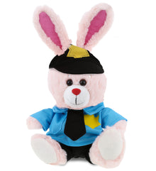 PLUSH POLICE - SPARKLING PLUSH - ROSE GOLD BUNNY
