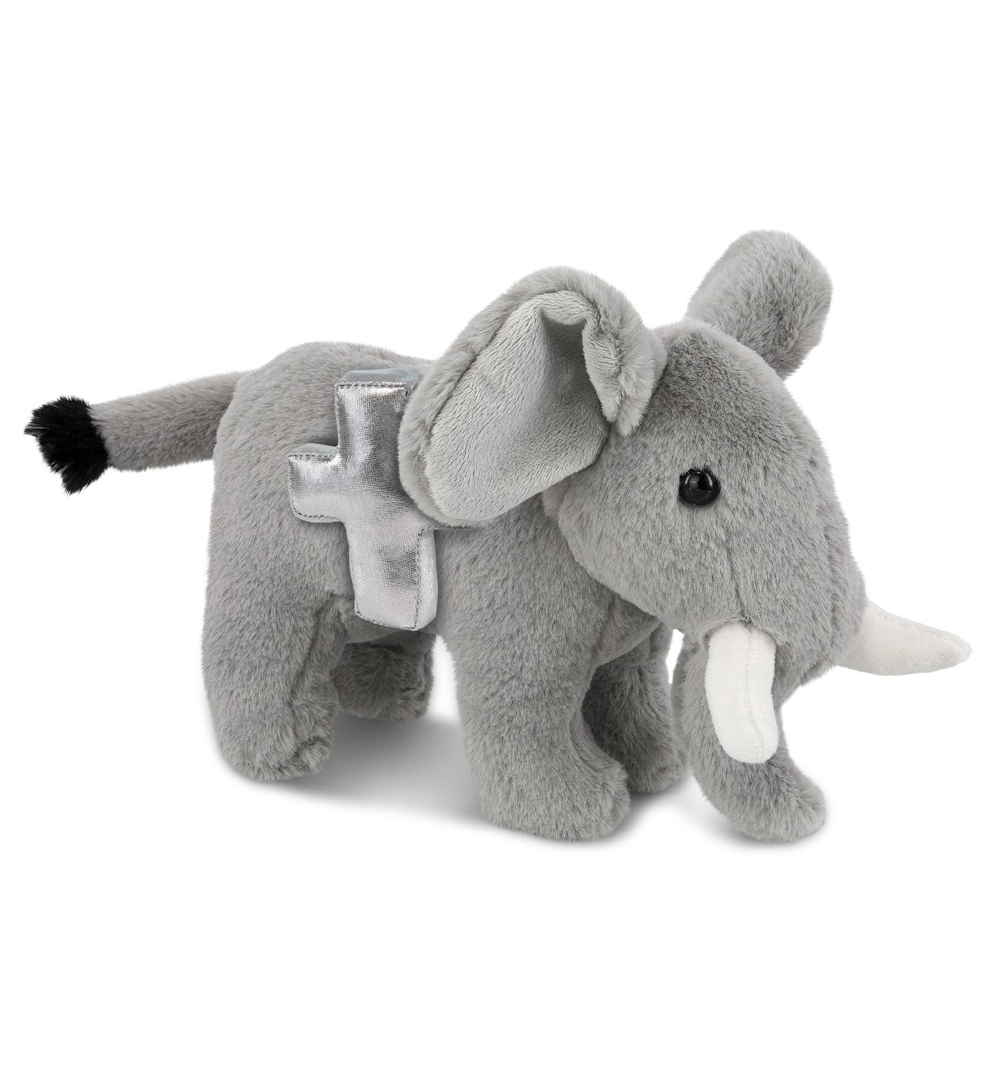 PLUSH CROSS - SUPER-SOFT PLUSH - STANDING ELEPHANT 7.5"