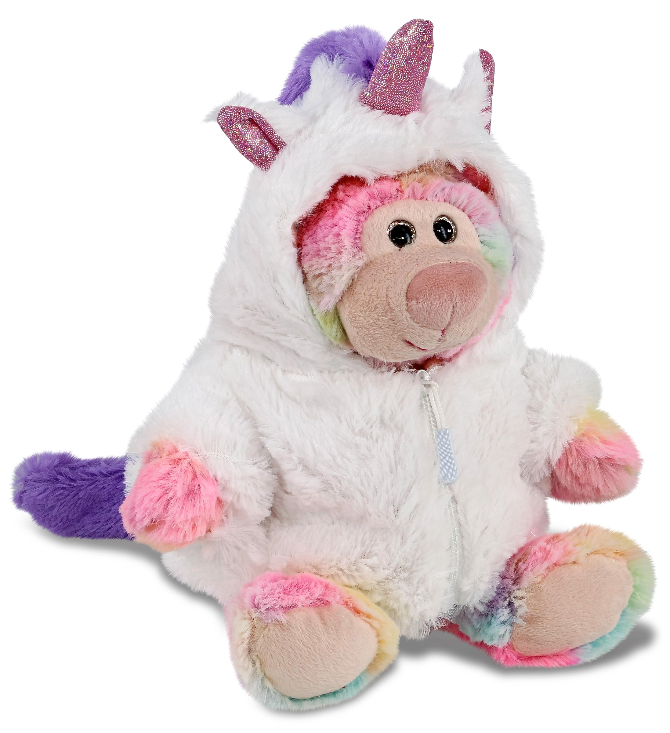 PLUSH UNICORN - SUPER-SOFT PLUSH - RAINBOW BEAR 9"