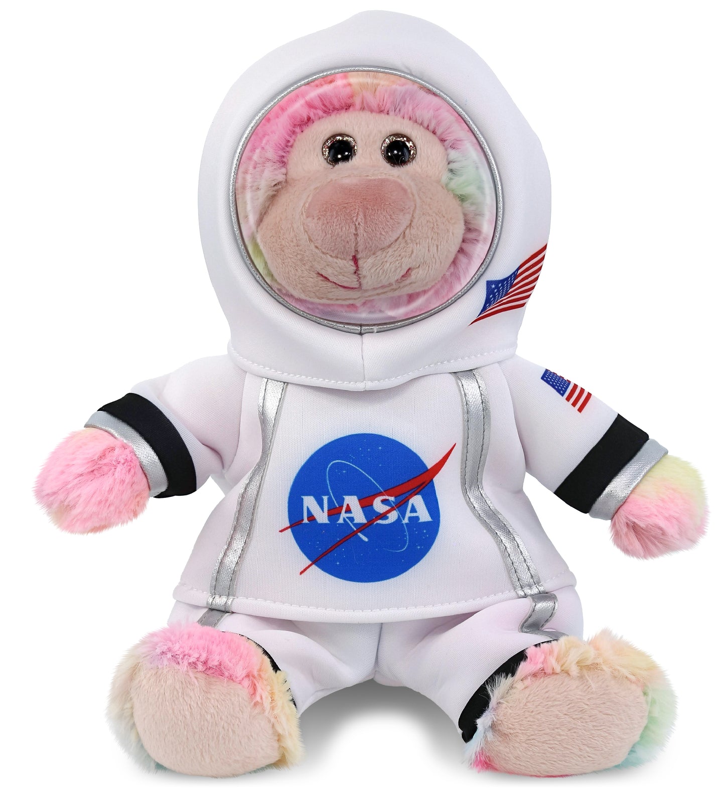 PLUSH ASTRONAUT - SUPER-SOFT PLUSH - RAINBOW BEAR 9"