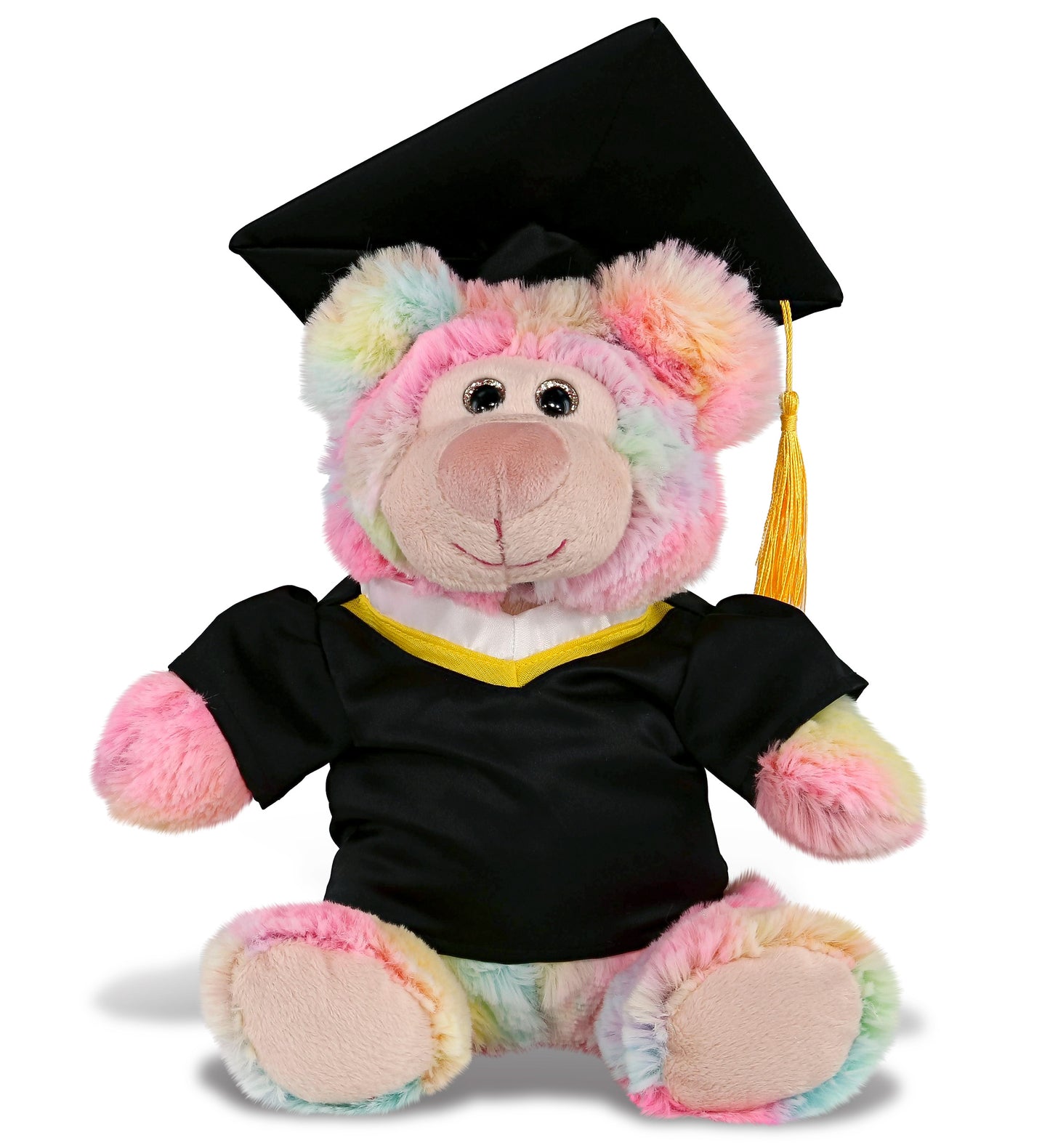 PLUSH GRADUATION - SUPER-SOFT PLUSH - RAINBOW BEAR 9"